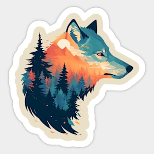 wolf Sticker